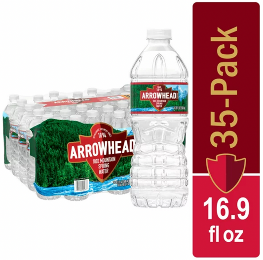 Arrowhead 100% Mountain Spring Water 35 Count Pack / 16.9 FL. OZ.