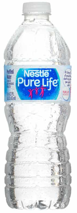 Pure Life Purified Water, 16.9 Fl Oz / 500 mL, Plastic Bottled Water (32  Pack)